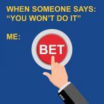 bet sentence|bet slang origin.